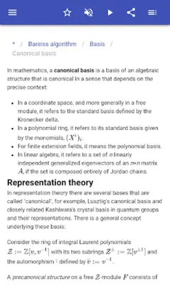 Linear algebra android App screenshot 11